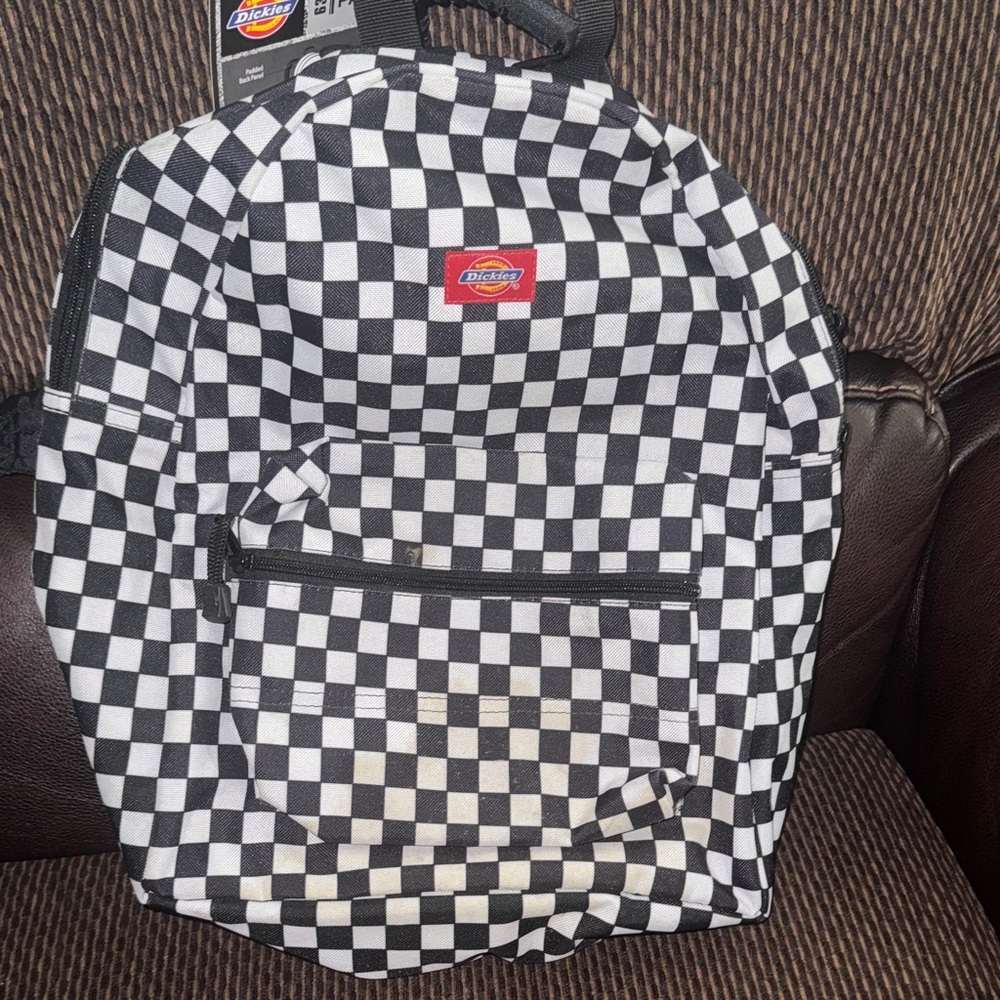 Dickies checkered backpack